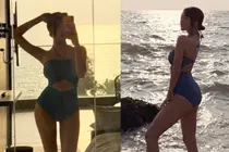 Natti de Kiss of Life, impresionante figura en bikini... el secreto de su cintura es el pilates