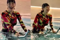 Kim Hye-soo Defies Aging at 55: The Secret Behind Her Toned Physique Is an Underwater Bike