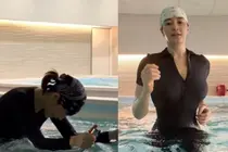 Kim Hye-soo (55) pamer pinggang super ramping; rahasia bentuk tubuhnya lewat olahraga air ini?