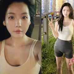 Raina Tetap Percaya Diri dengan Busana Olahraga Ketat, Rahasianya Olahraga ini di Malam Hari?