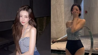 「骨盤美人」ITZYユナ、水着ショット公開　「“この運動”が秘訣？」