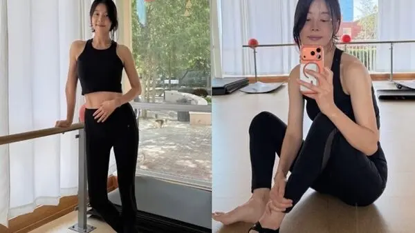 Vóc dáng ở tuổi 42 đây ư?: Bí quyết sở hữu vòng eo phẳng lì và cơ bụng 6 múi của Han Ji-hye chính là bài tập này 