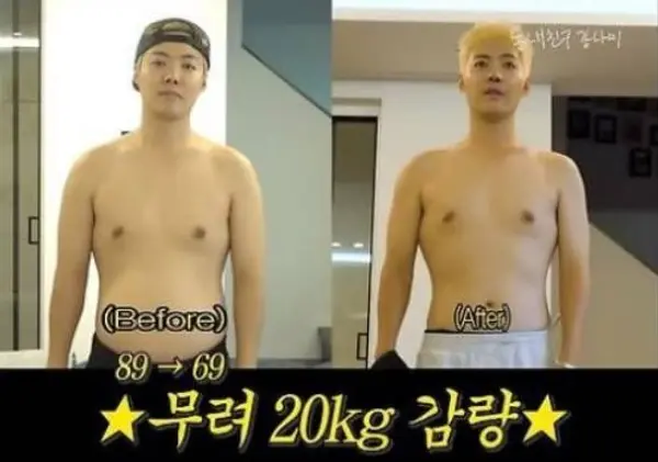 Gangnam, a perdu 20 kg grâce à cet exercice et a des traits du visage plus marqués... Sa femme Lee Sang-hwa est ravie