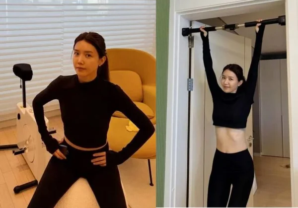 Chae Jeong-an (48) dengan Tulang Rusuk Menonjol dan Pinggang Ramping... Berkat 'Olahraga' Ini di Rumah?